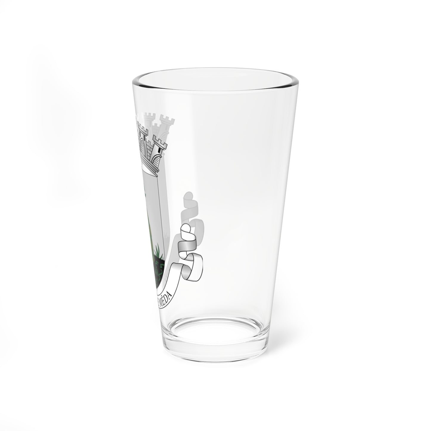 Crest of Mêda (Portugal) (Coat of Arms) Pint Glass 16oz
