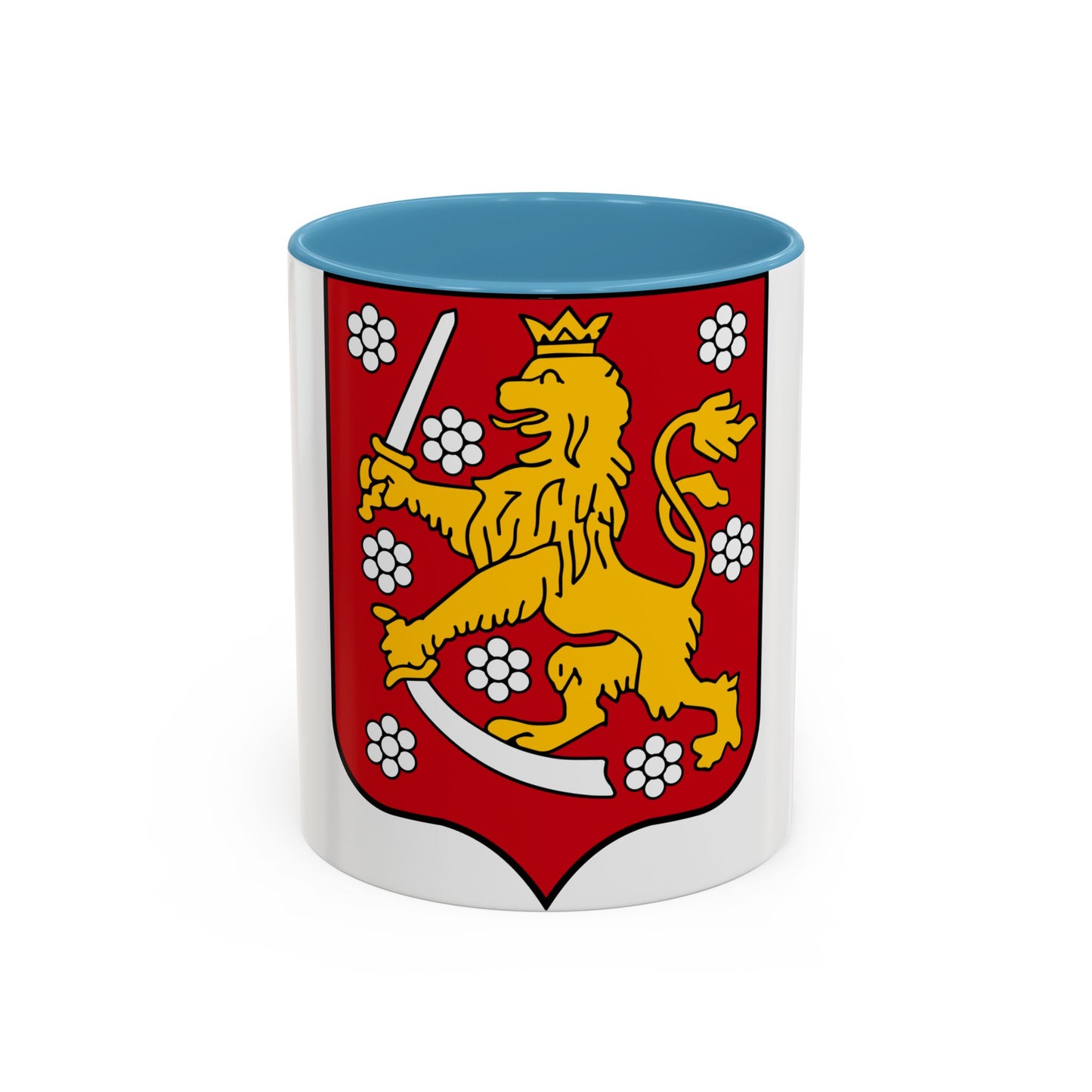 Coats of arms of the Grand Duchy of Finland - Accent Coffee Mug
