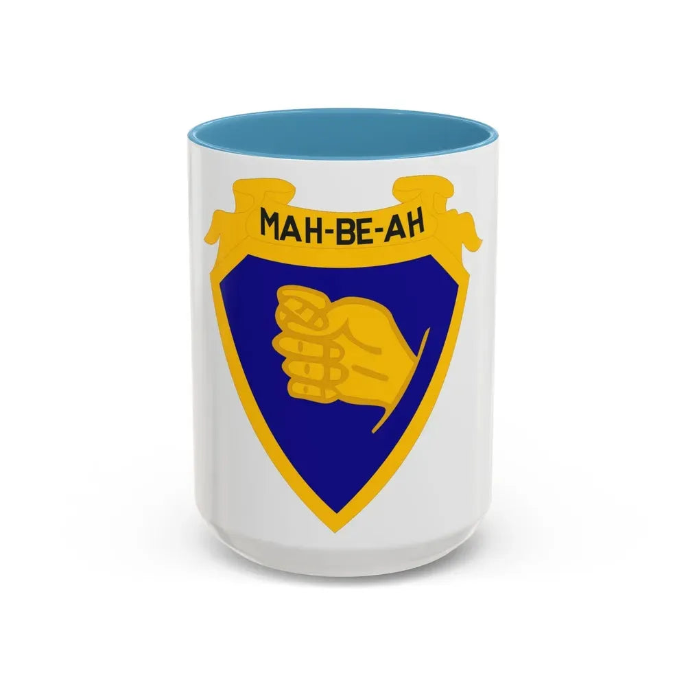 324 Cavalry Regiment (U.S. Army) Accent Coffee Mug 15oz Light Blue - Go Mug Yourself