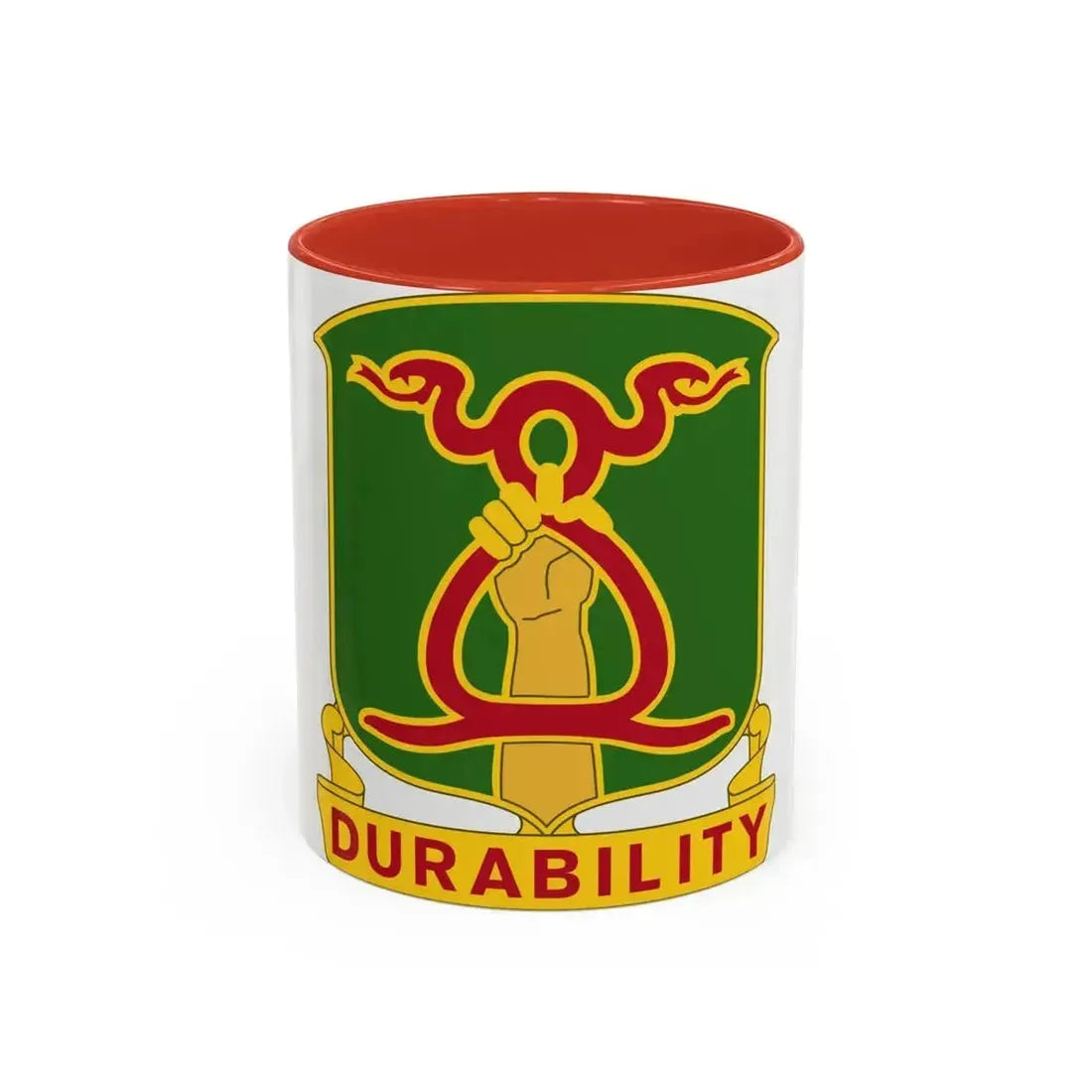 324 Military Police Battalion (U.S. Army) Accent Coffee Mug 11oz Red - Go Mug Yourself