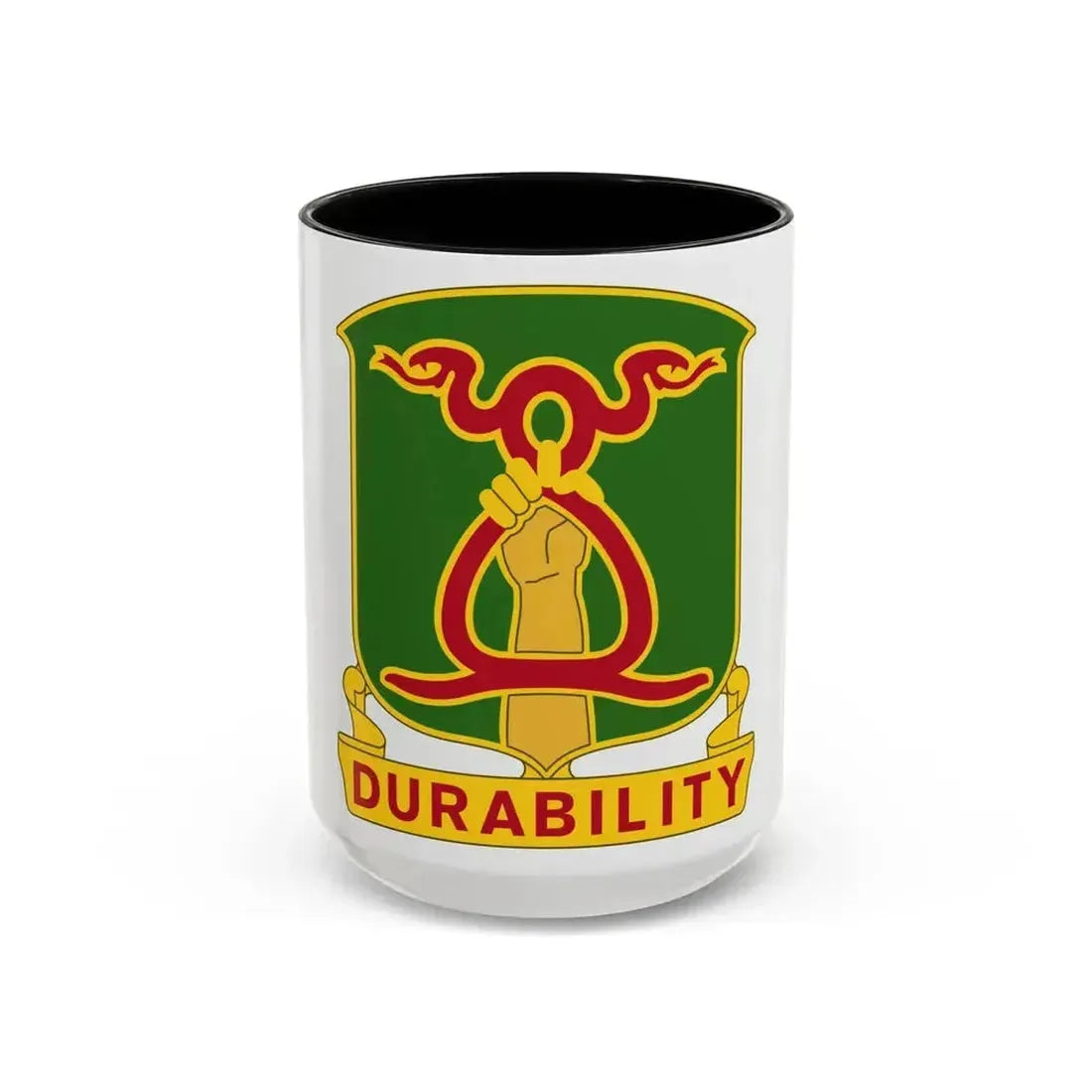 324 Military Police Battalion (U.S. Army) Accent Coffee Mug 15oz Black - Go Mug Yourself