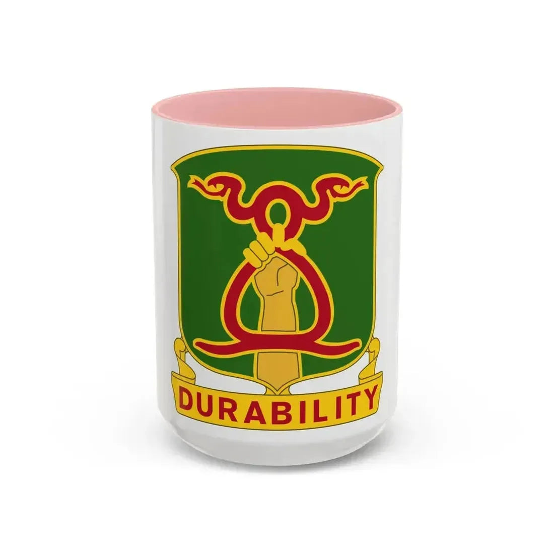 324 Military Police Battalion (U.S. Army) Accent Coffee Mug 15oz Pink - Go Mug Yourself