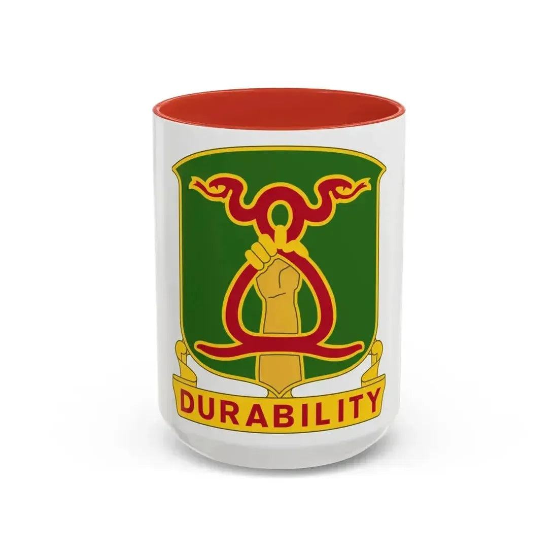 324 Military Police Battalion (U.S. Army) Accent Coffee Mug 15oz Red - Go Mug Yourself