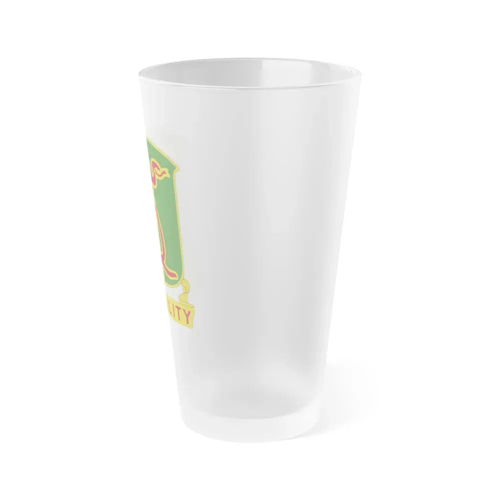 324 Military Police Battalion (U.S. Army) Frosted Pint Glass 16oz - Go Mug Yourself