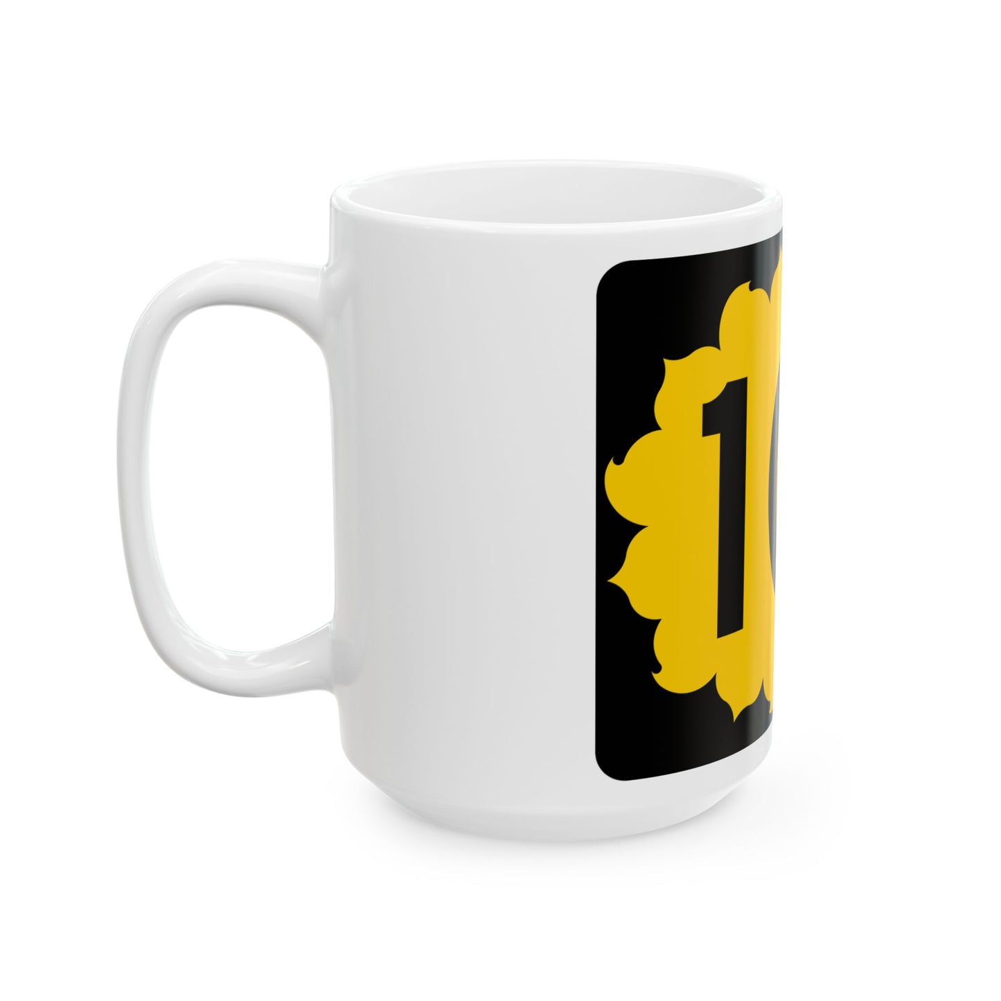 K-101 (Kansas) (Road Sign) White Coffee Mug