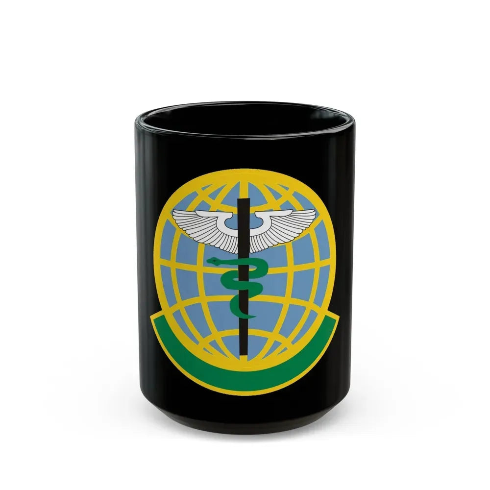 325 Medical Operations Squadron ACC (U.S. Air Force) Black Coffee Mug 15oz - Go Mug Yourself