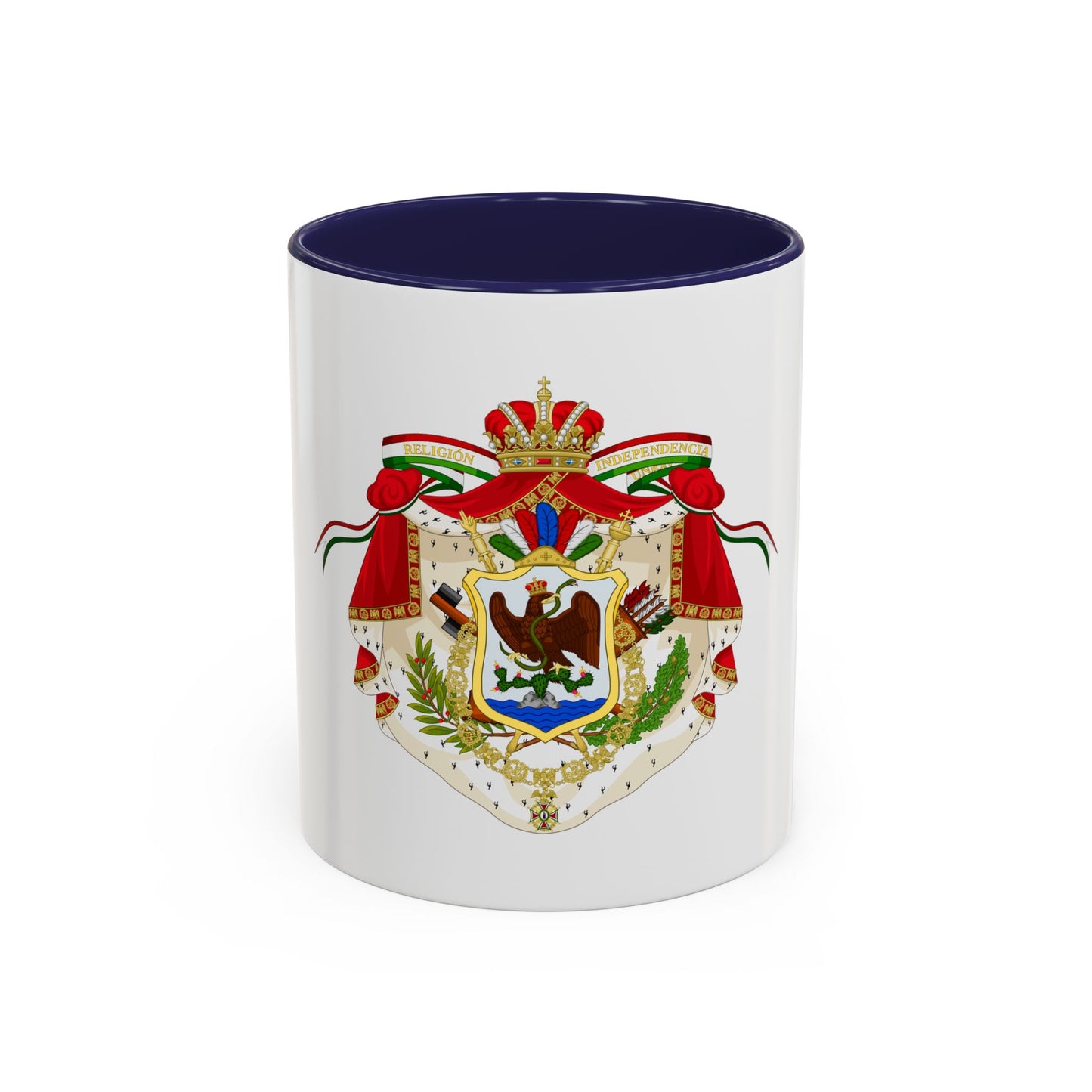 Coat of Arms of the First Mexican Empire - Accent Coffee Mug
