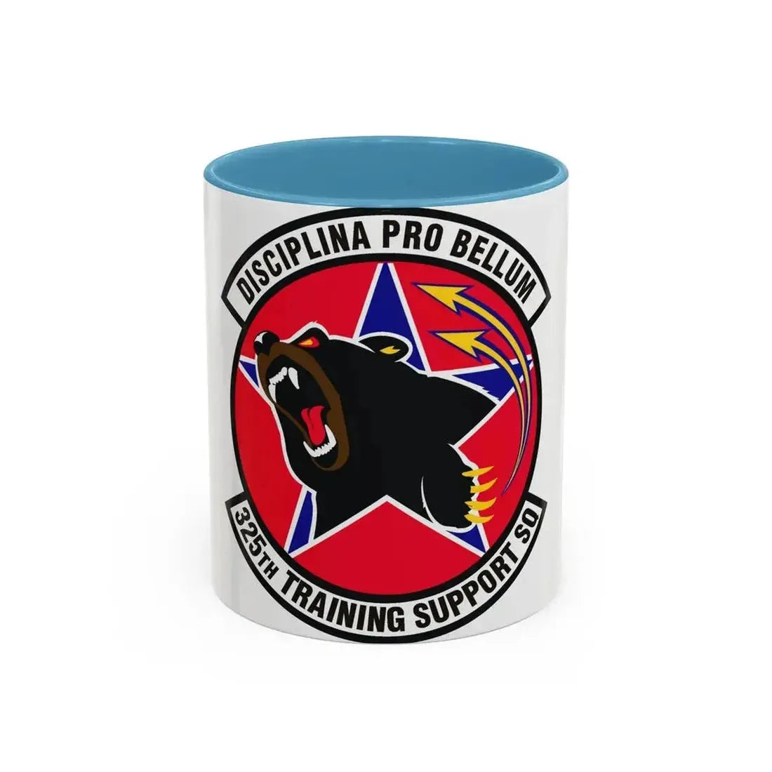 325th Training Support Squadron (U.S. Air Force) Accent Coffee Mug 11oz Light Blue - Go Mug Yourself