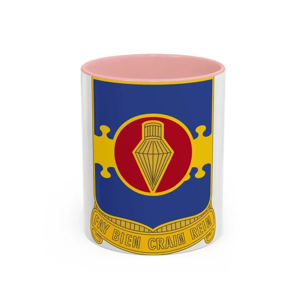 326 Airborne Engineer Battalion (U.S. Army) Accent Coffee Mug 11oz Pink - Go Mug Yourself