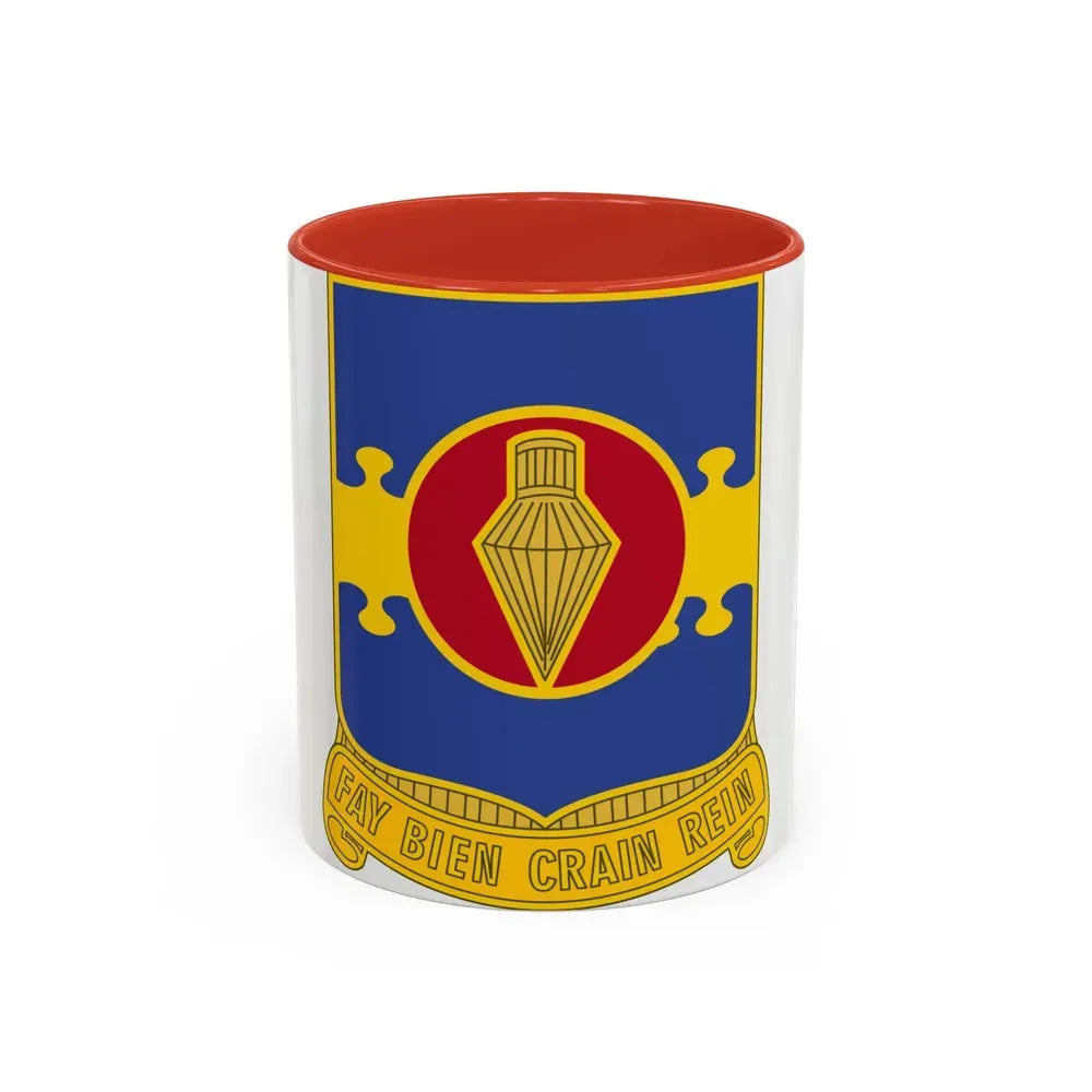 326 Airborne Engineer Battalion (U.S. Army) Accent Coffee Mug 11oz Red - Go Mug Yourself