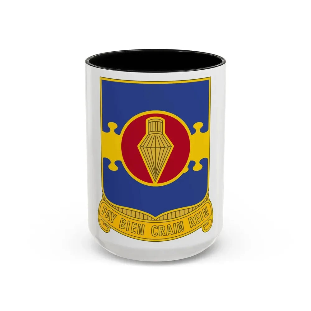 326 Airborne Engineer Battalion (U.S. Army) Accent Coffee Mug 15oz Black - Go Mug Yourself