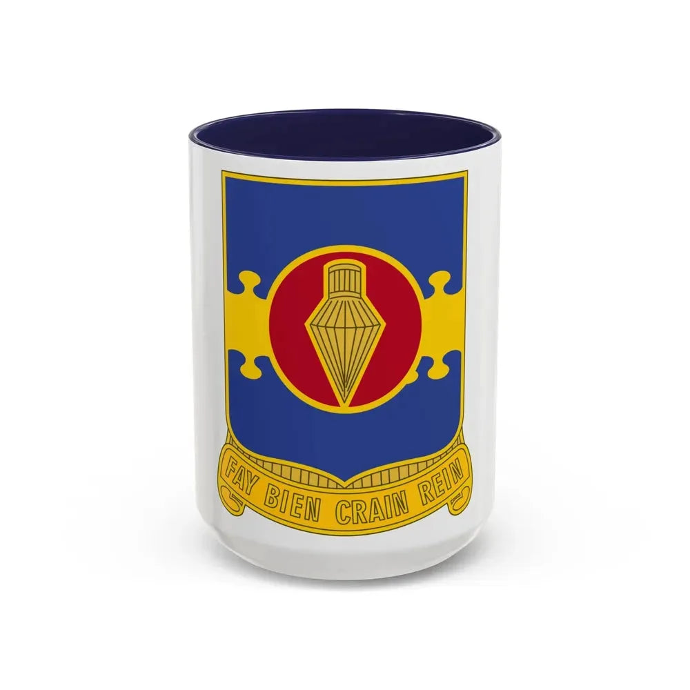 326 Airborne Engineer Battalion (U.S. Army) Accent Coffee Mug 15oz Navy - Go Mug Yourself