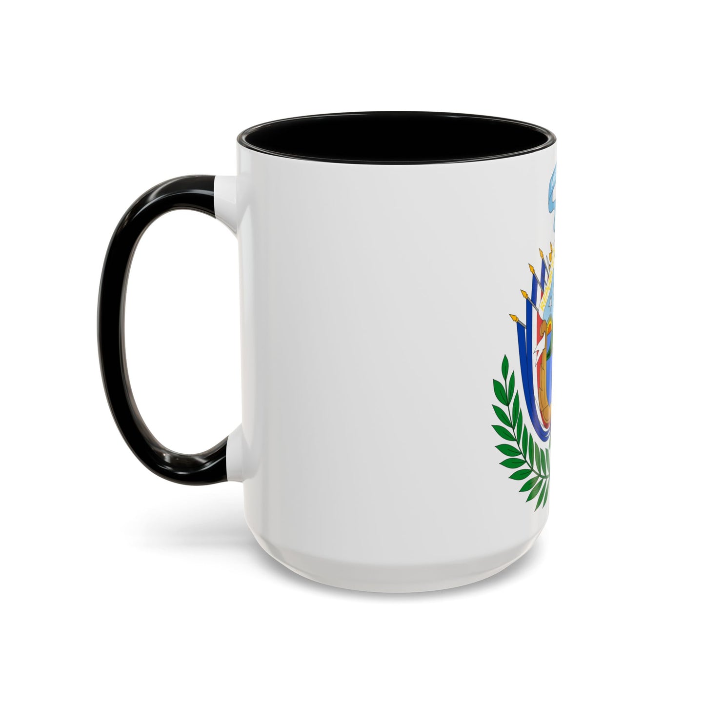 Coat of arms of Costa Rica (1848-1906) - Accent Coffee Mug