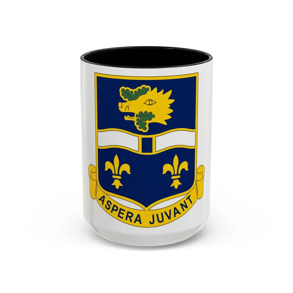 326th Infantry Regiment (U.S. Army) Accent Coffee Mug-15oz-Black-Go Mug Yourself