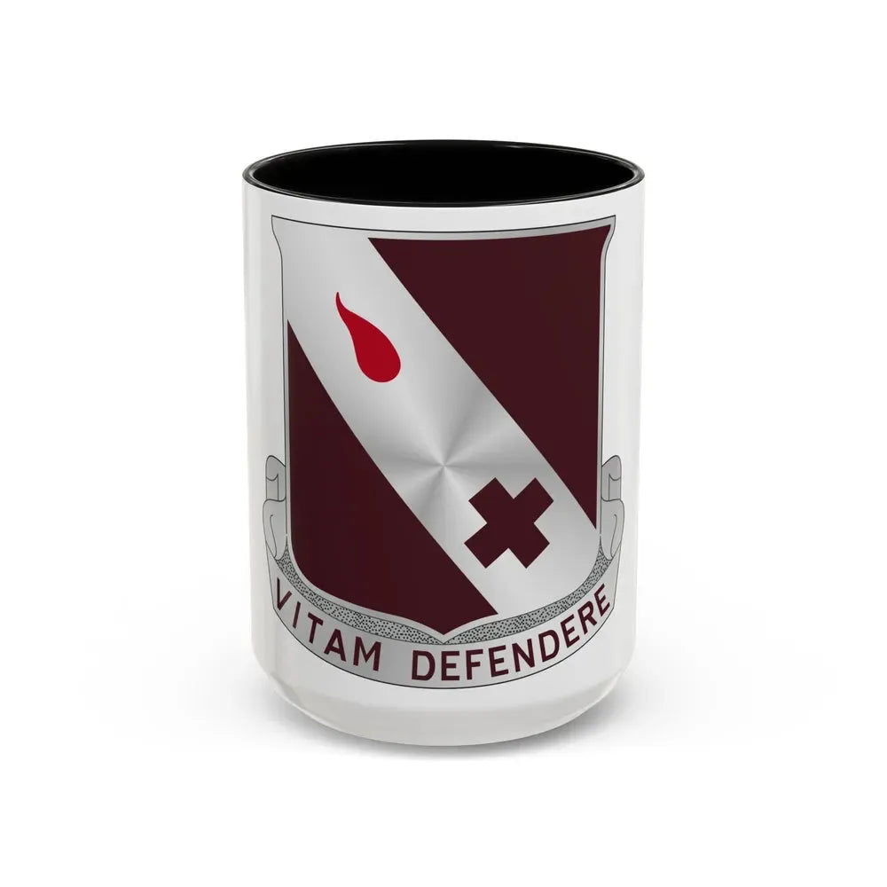 327 Medical Battalion (U.S. Army) Accent Coffee Mug 15oz Black - Go Mug Yourself
