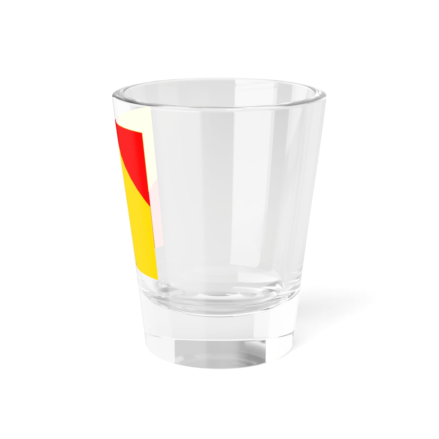 Flag of Canton of Bern without bear (Switzerland) Shot Glass 1.5oz