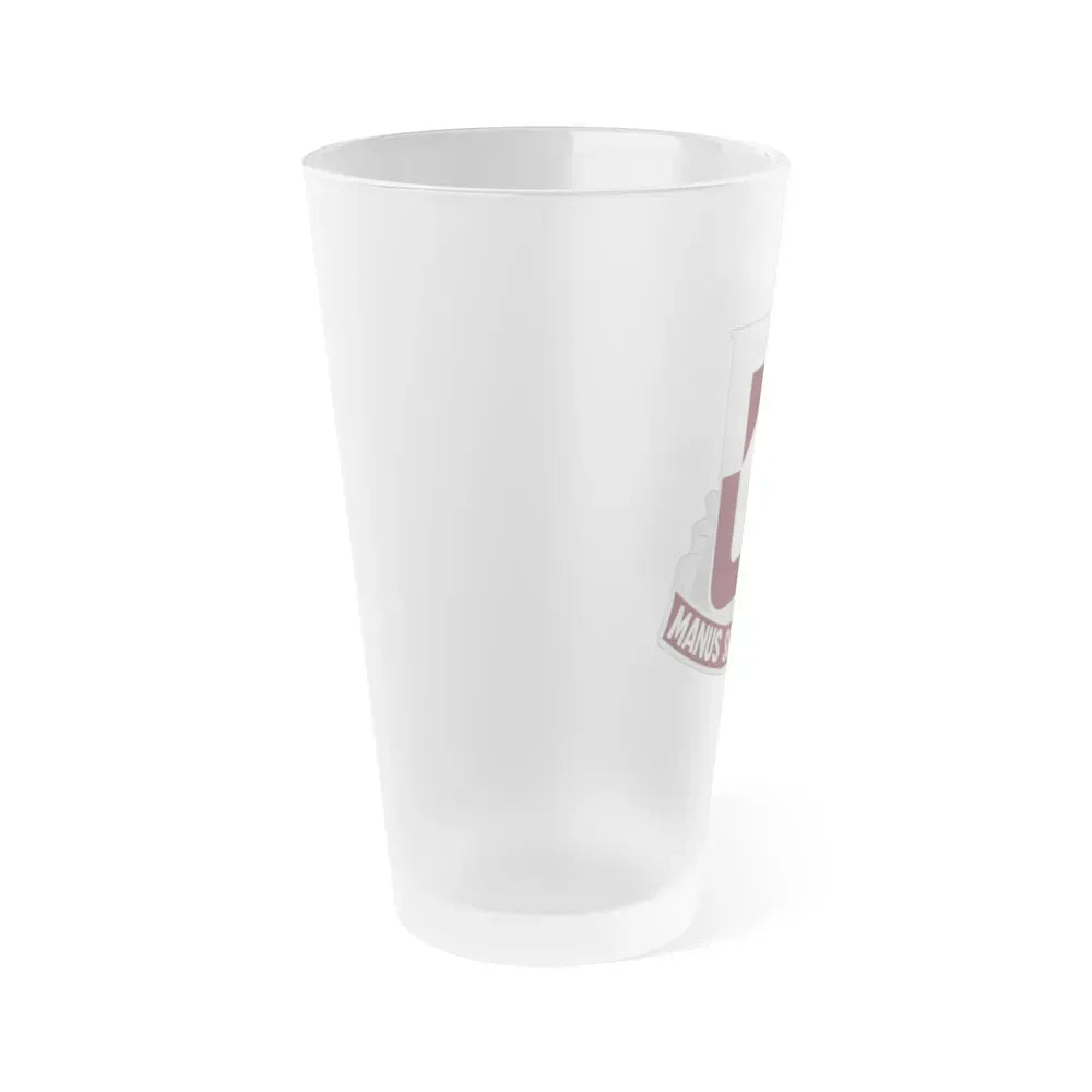 328 Medical Battalion (U.S. Army) Frosted Pint Glass 16oz - Go Mug Yourself