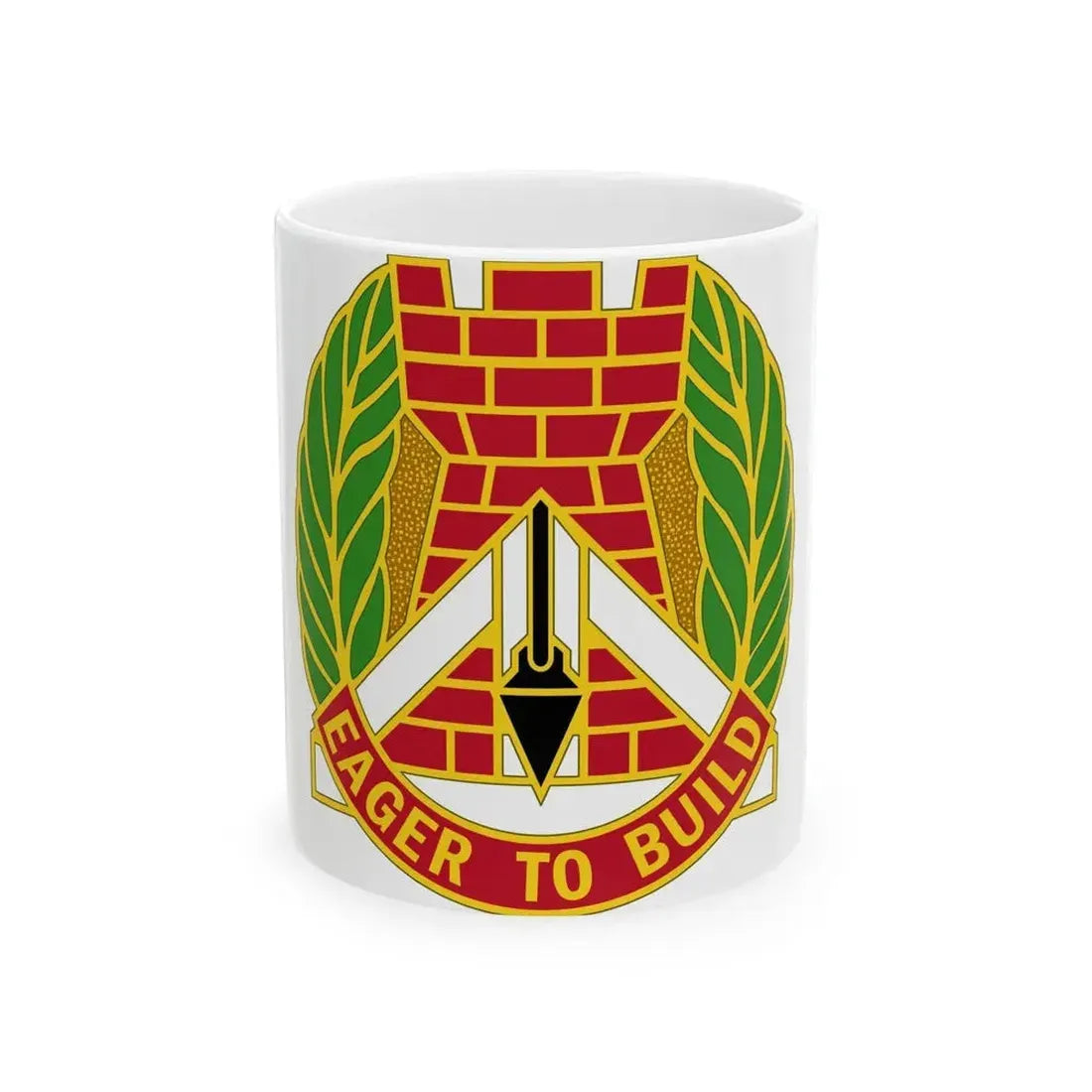 329 Engineer Group (U.S. Army) White Coffee Mug - Go Mug Yourself