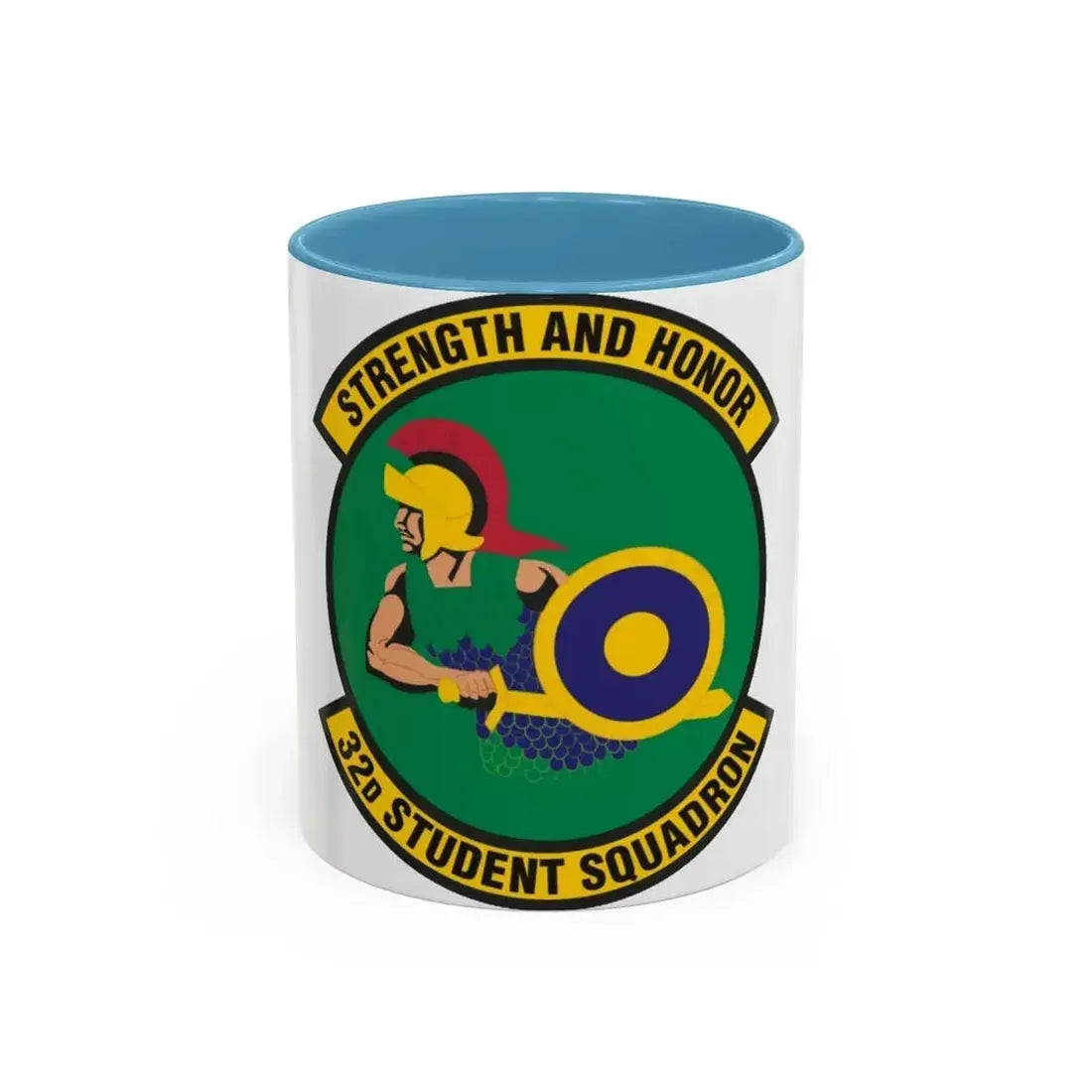 32d Student Squadron (U.S. Air Force) Accent Coffee Mug 11oz Light Blue - Go Mug Yourself