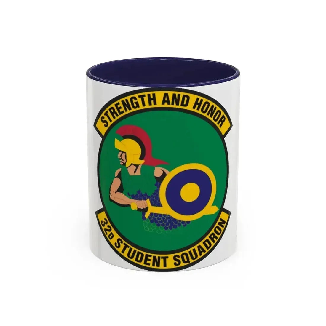 32d Student Squadron (U.S. Air Force) Accent Coffee Mug 11oz Navy - Go Mug Yourself