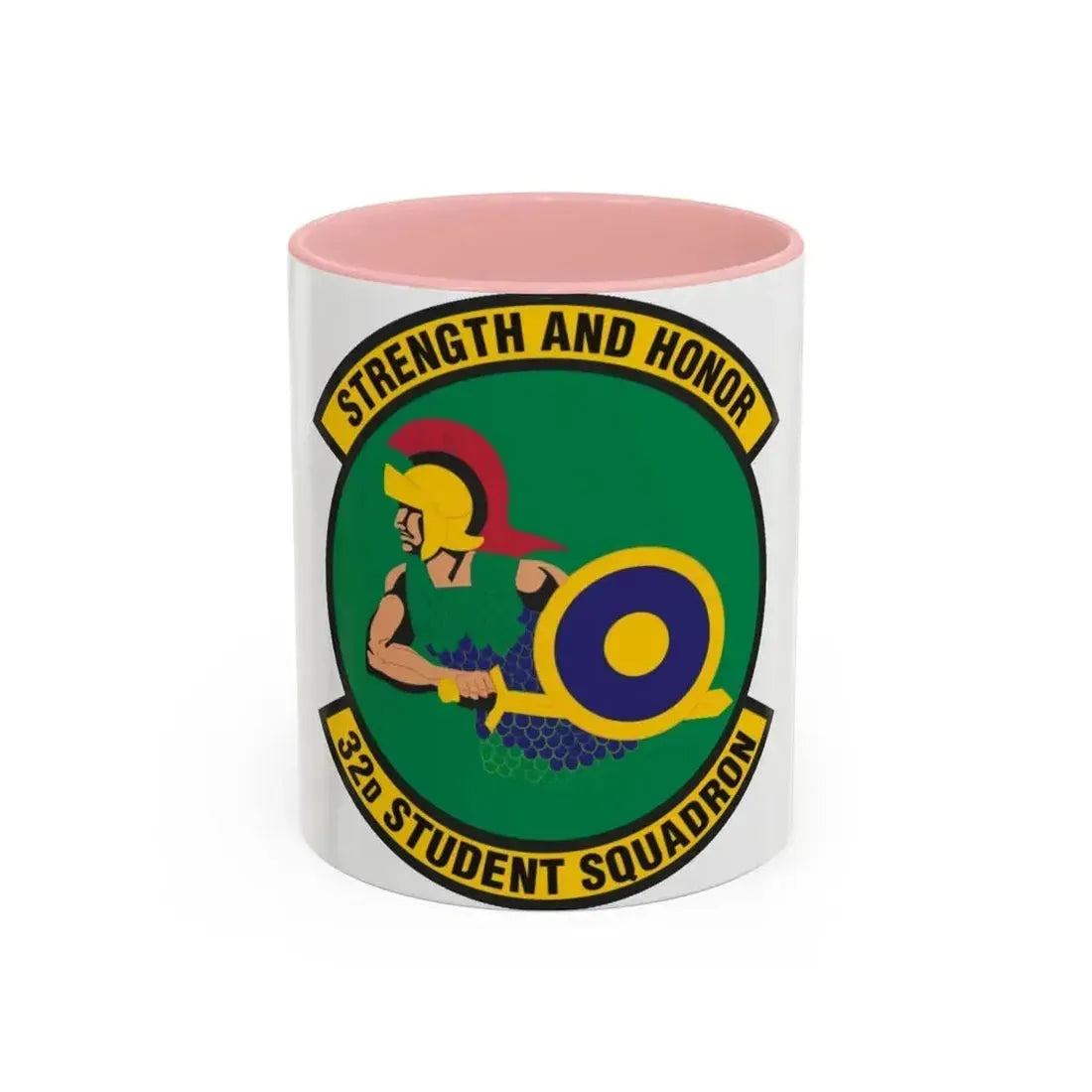 32d Student Squadron (U.S. Air Force) Accent Coffee Mug 11oz Pink - Go Mug Yourself