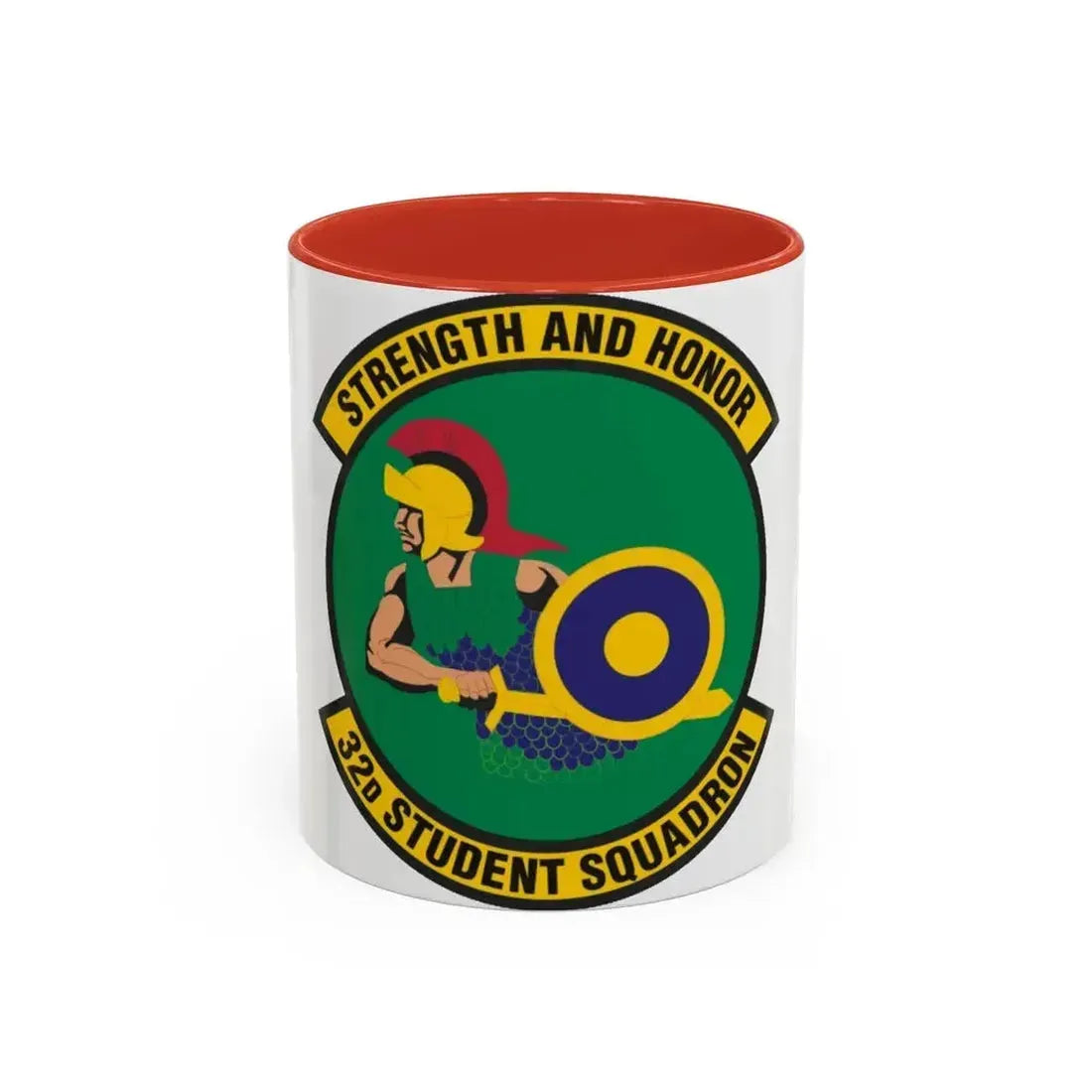 32d Student Squadron (U.S. Air Force) Accent Coffee Mug 11oz Red - Go Mug Yourself