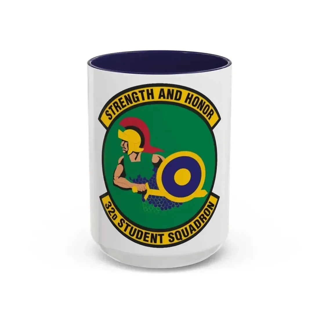 32d Student Squadron (U.S. Air Force) Accent Coffee Mug 15oz Navy - Go Mug Yourself