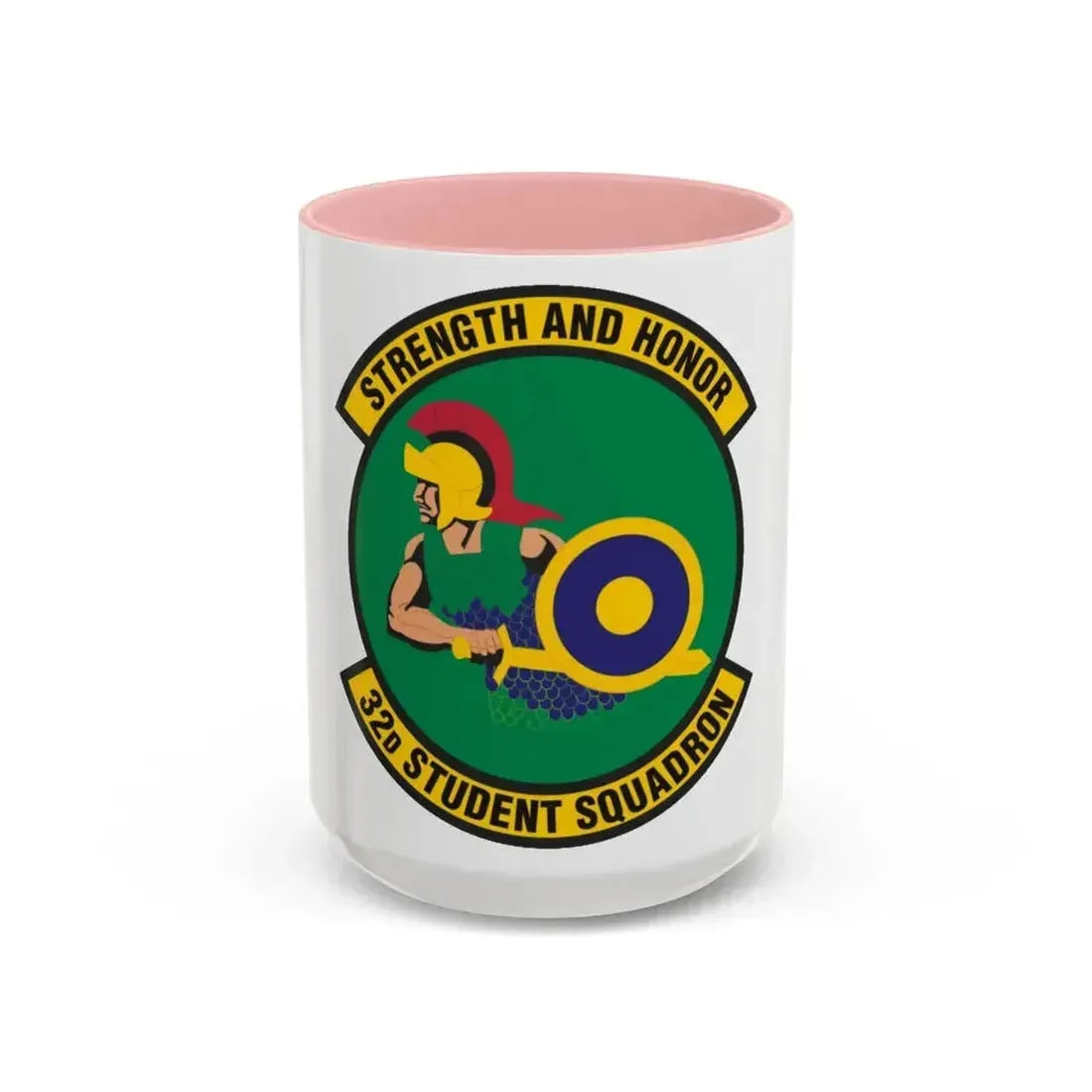 32d Student Squadron (U.S. Air Force) Accent Coffee Mug 15oz Pink - Go Mug Yourself