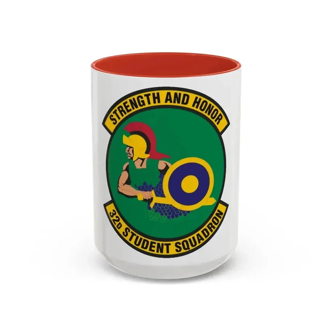 32d Student Squadron (U.S. Air Force) Accent Coffee Mug 15oz Red - Go Mug Yourself