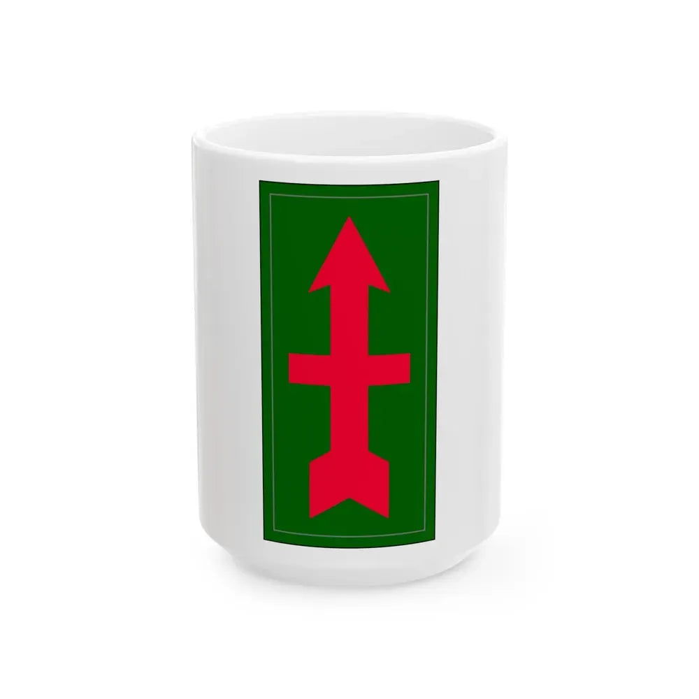 32nd infantry division (U.S. Army) White Coffee Mug 15oz - Go Mug Yourself