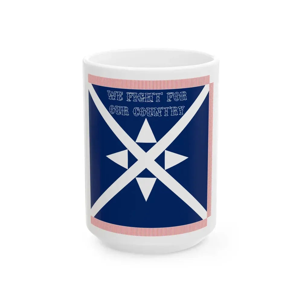 32nd Texas Cavalry (United States) White Coffee Mug 15oz - Go Mug Yourself