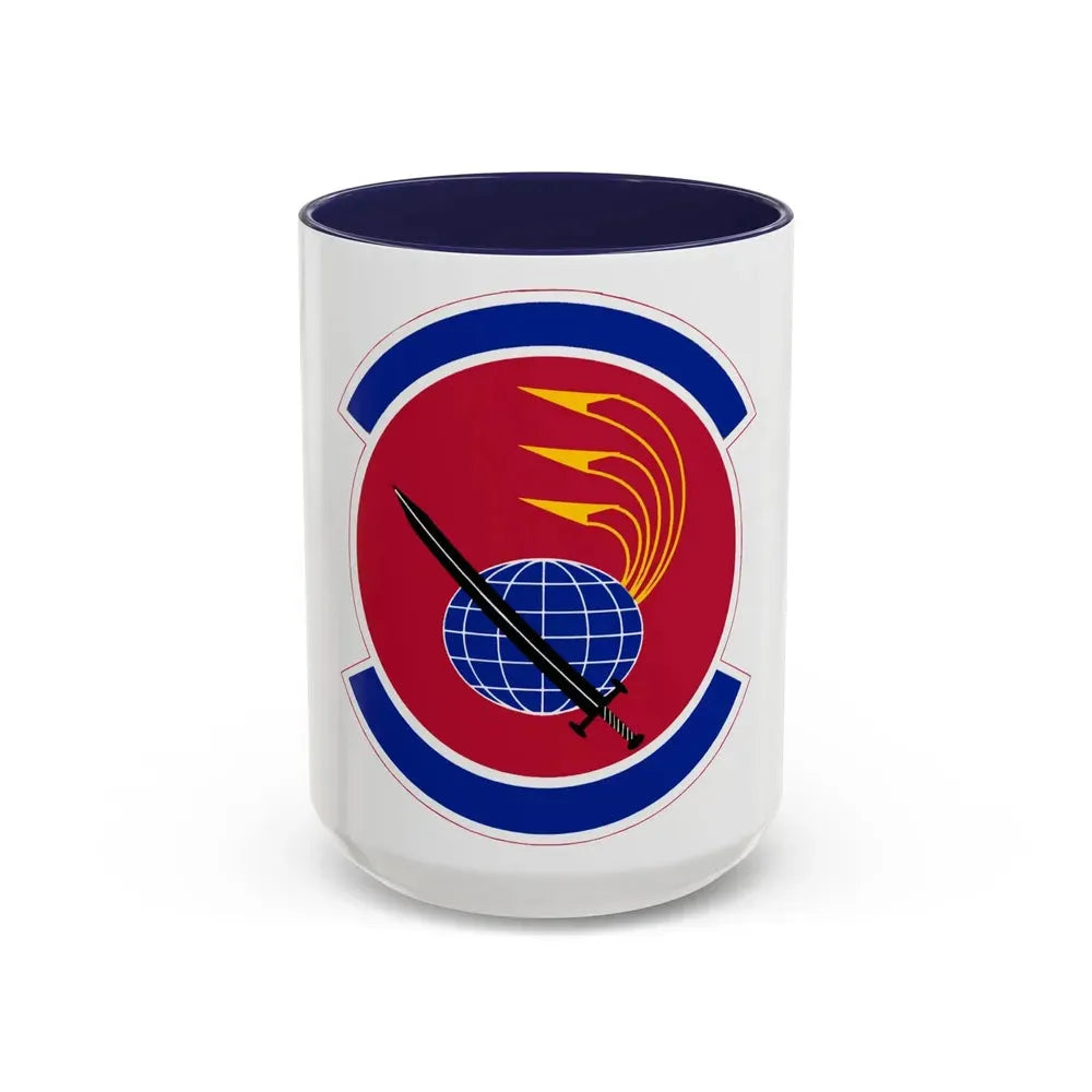 33 Maintenance Squadron AETC (U.S. Air Force) Accent Coffee Mug 15oz Navy - Go Mug Yourself