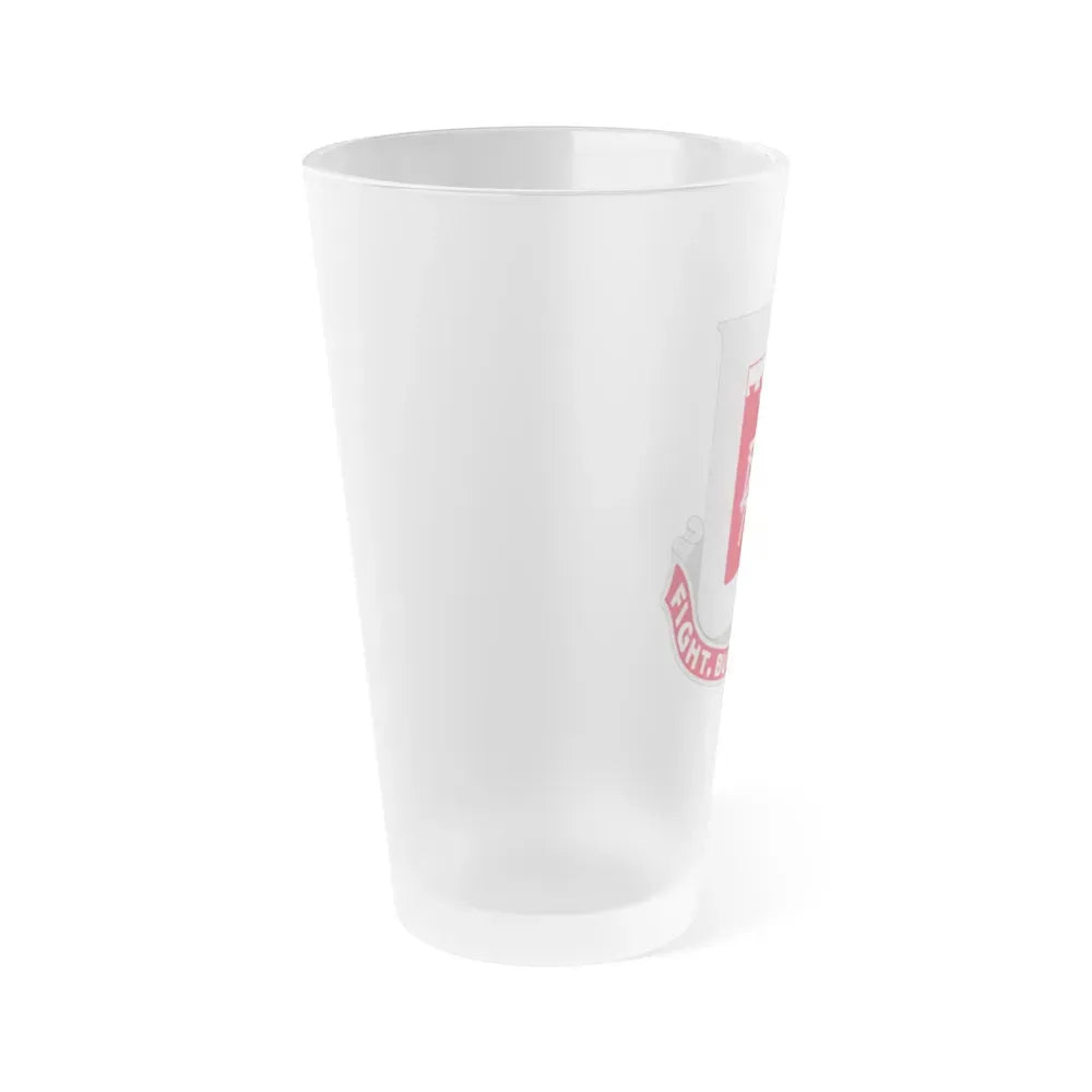330 Engineer Battalion (U.S. Army) Frosted Pint Glass 16oz - Go Mug Yourself