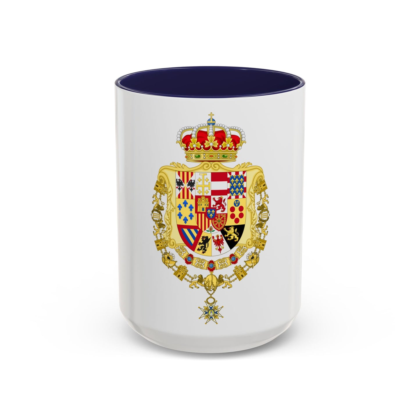 Greater Royal Coat of Arms of Spain (1931) - Accent Coffee Mug