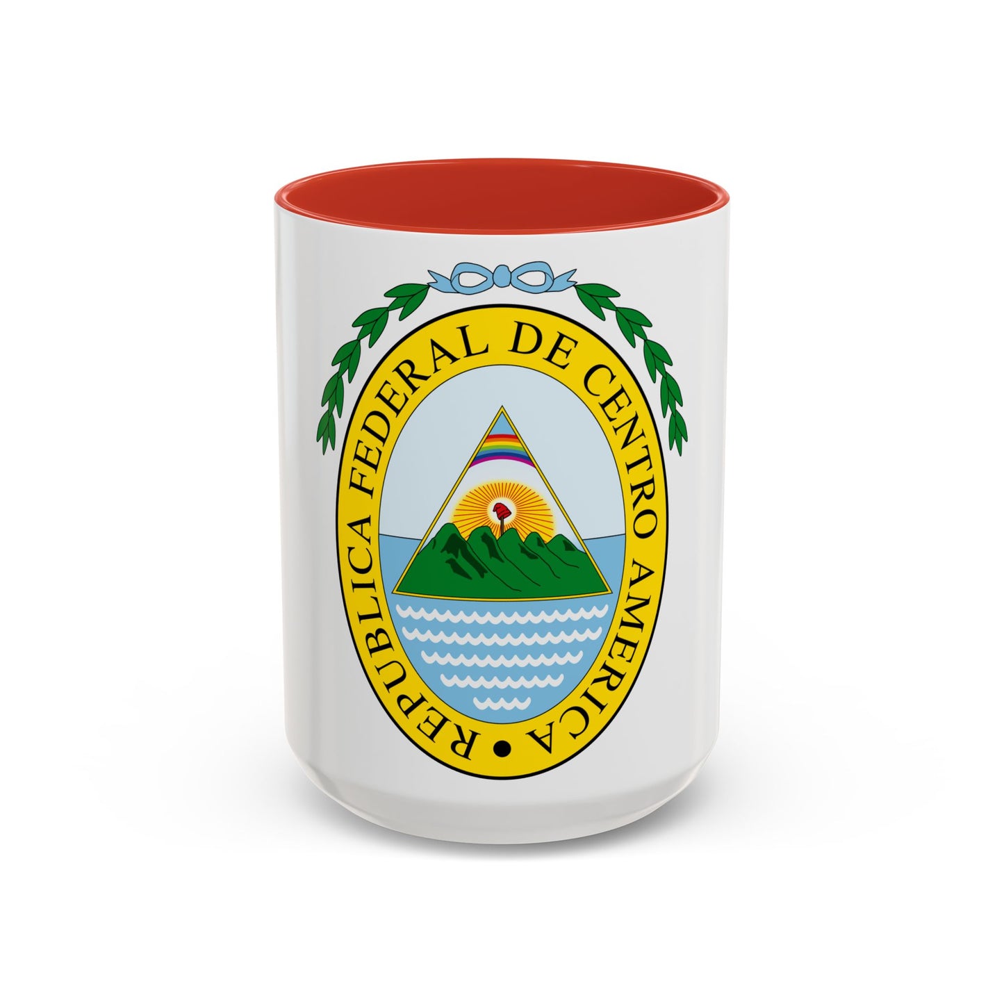 Coat of arms of the Federal Republic of Central America - Accent Coffee Mug