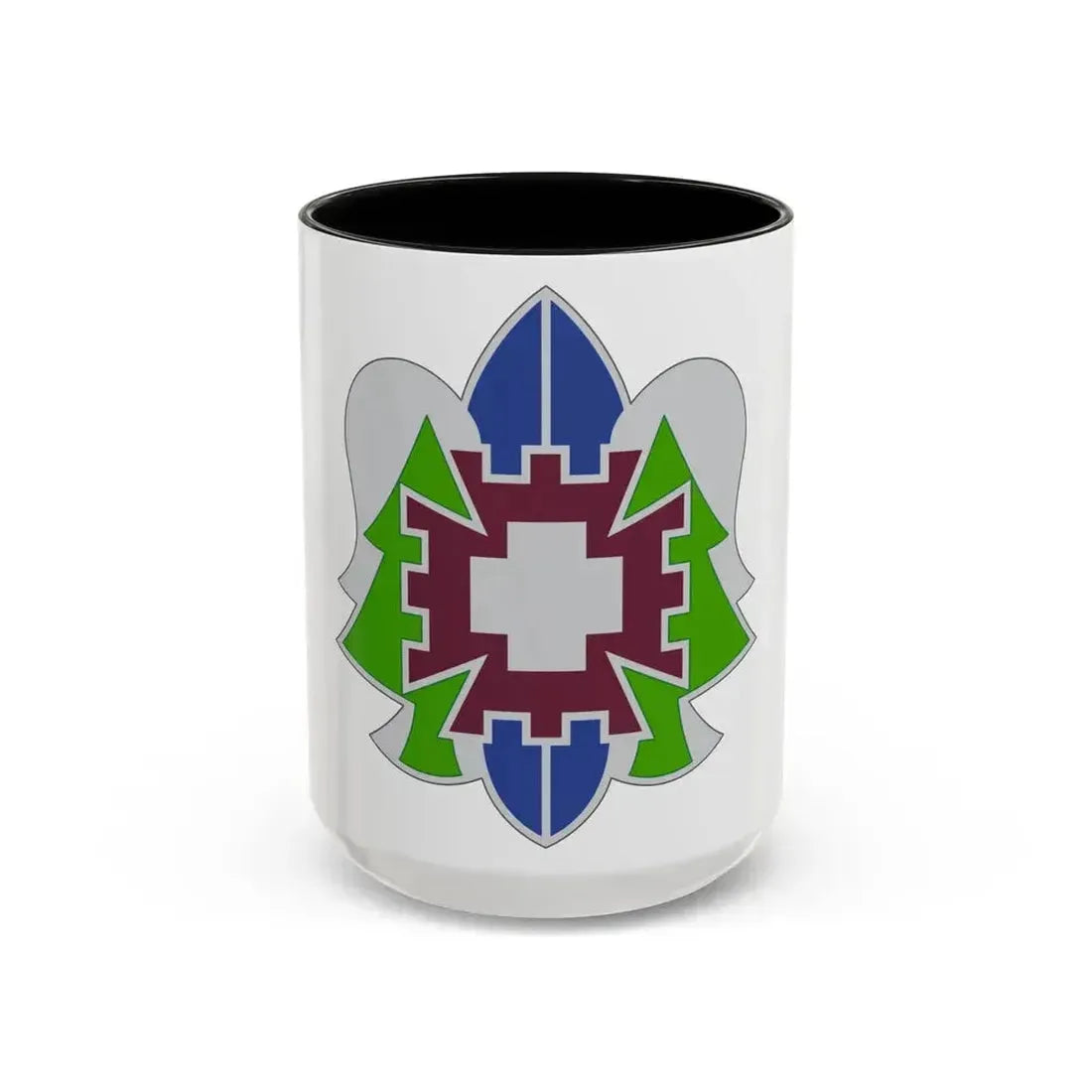 332 Medical Brigade 2 (U.S. Army) Accent Coffee Mug 15oz Black - Go Mug Yourself