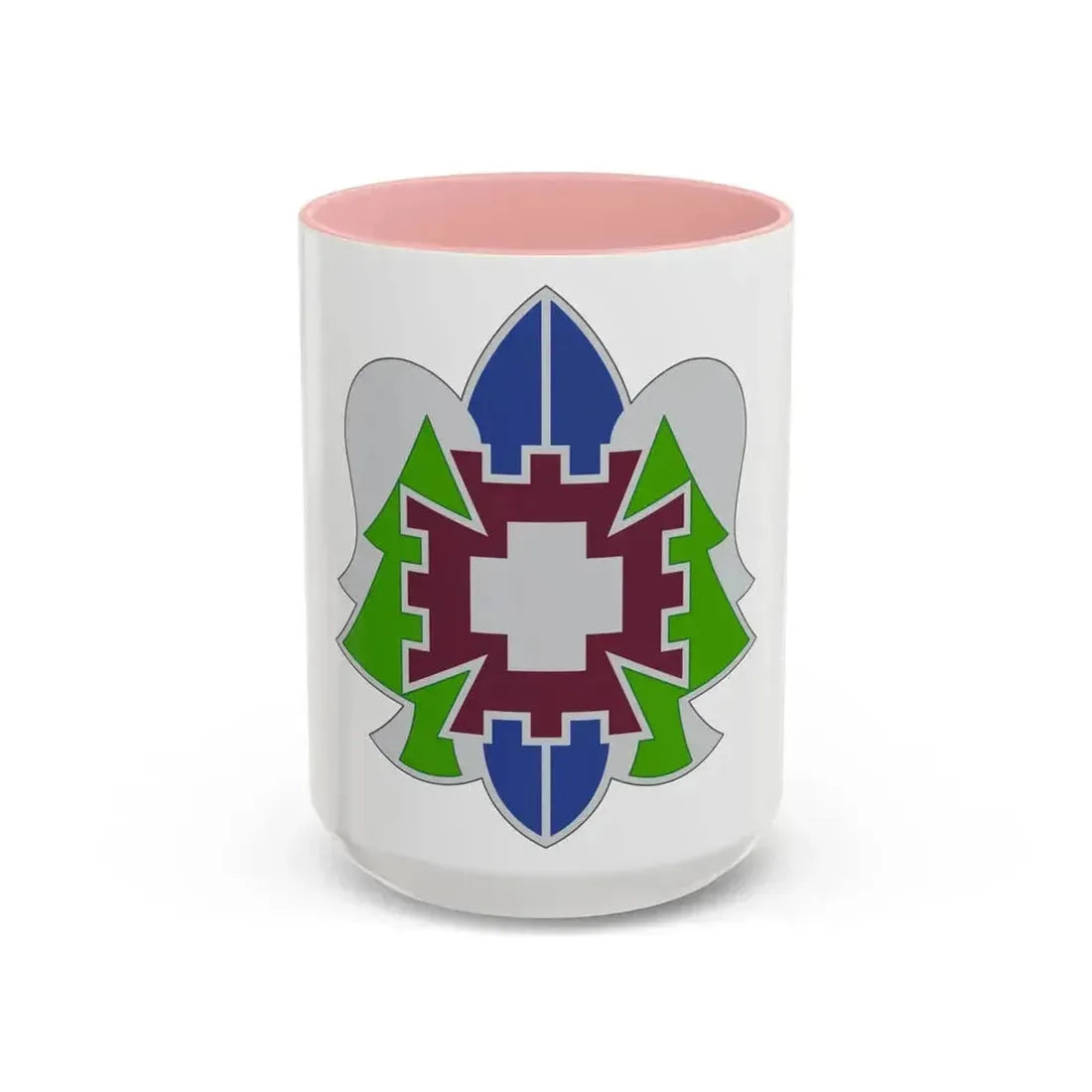 332 Medical Brigade 2 (U.S. Army) Accent Coffee Mug 15oz Pink - Go Mug Yourself