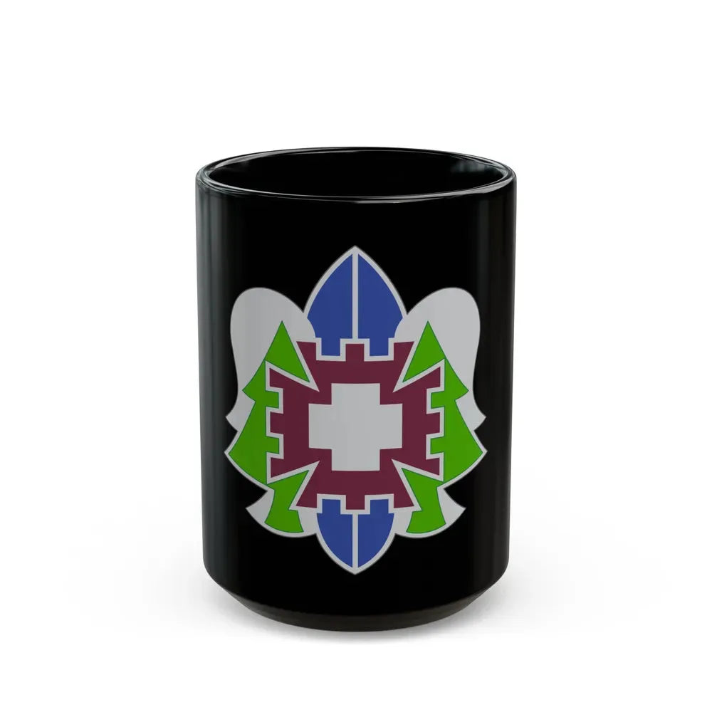 332 Medical Brigade 2 (U.S. Army) Black Coffee Mug 15oz - Go Mug Yourself