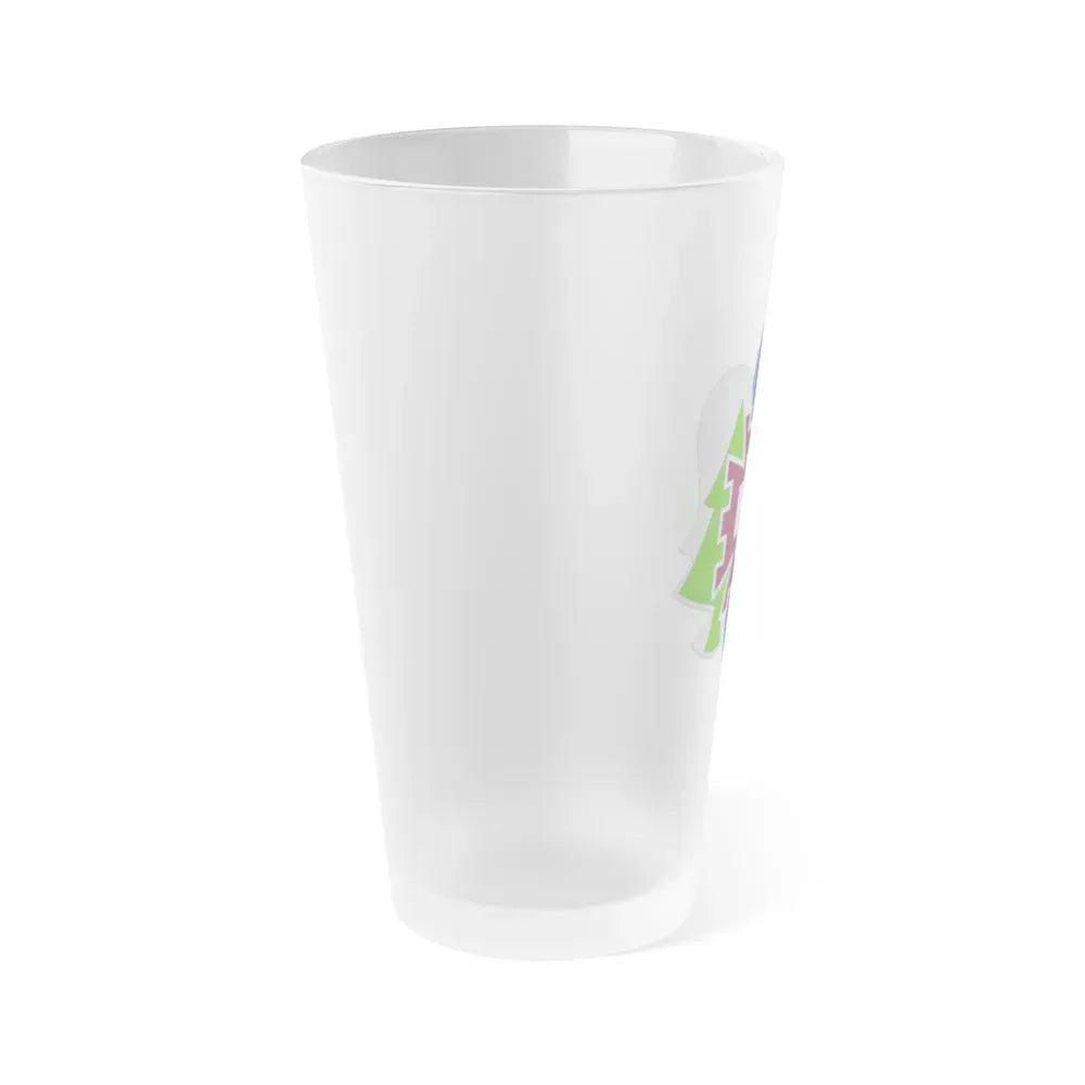 332 Medical Brigade 2 (U.S. Army) Frosted Pint Glass 16oz - Go Mug Yourself