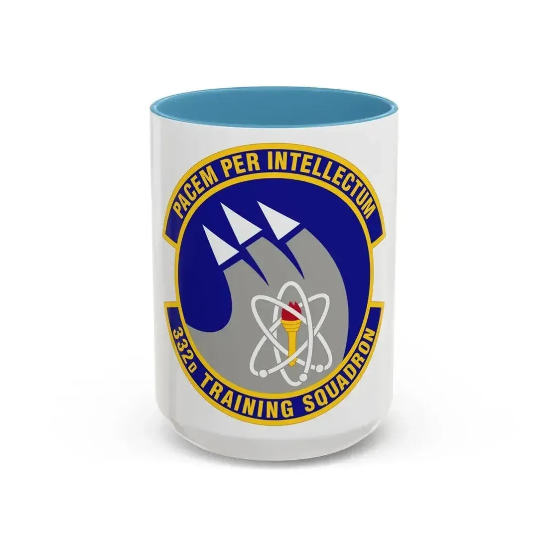 332 Training Squadron AETC (U.S. Air Force) Accent Coffee Mug 15oz Light Blue - Go Mug Yourself