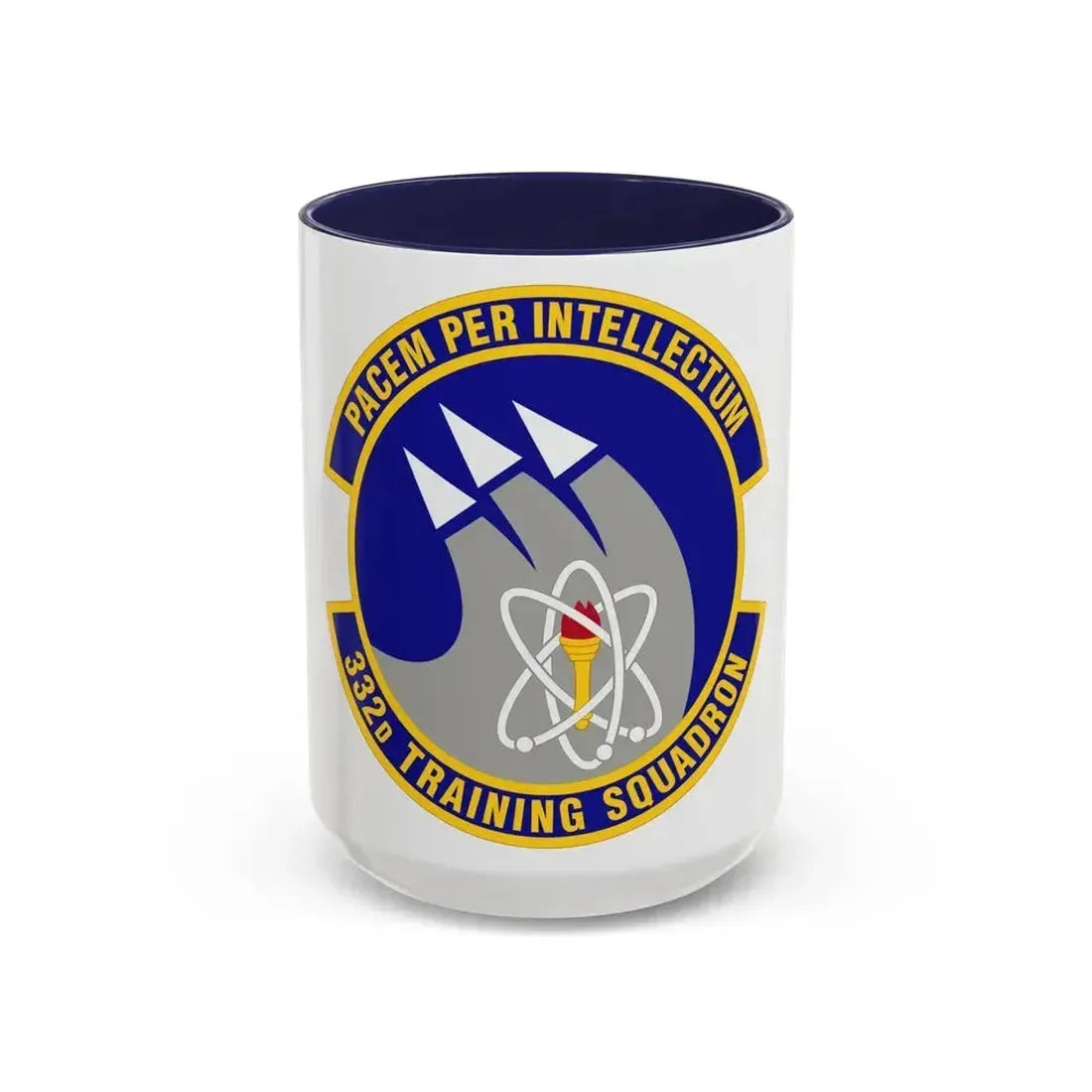 332 Training Squadron AETC (U.S. Air Force) Accent Coffee Mug 15oz Navy - Go Mug Yourself