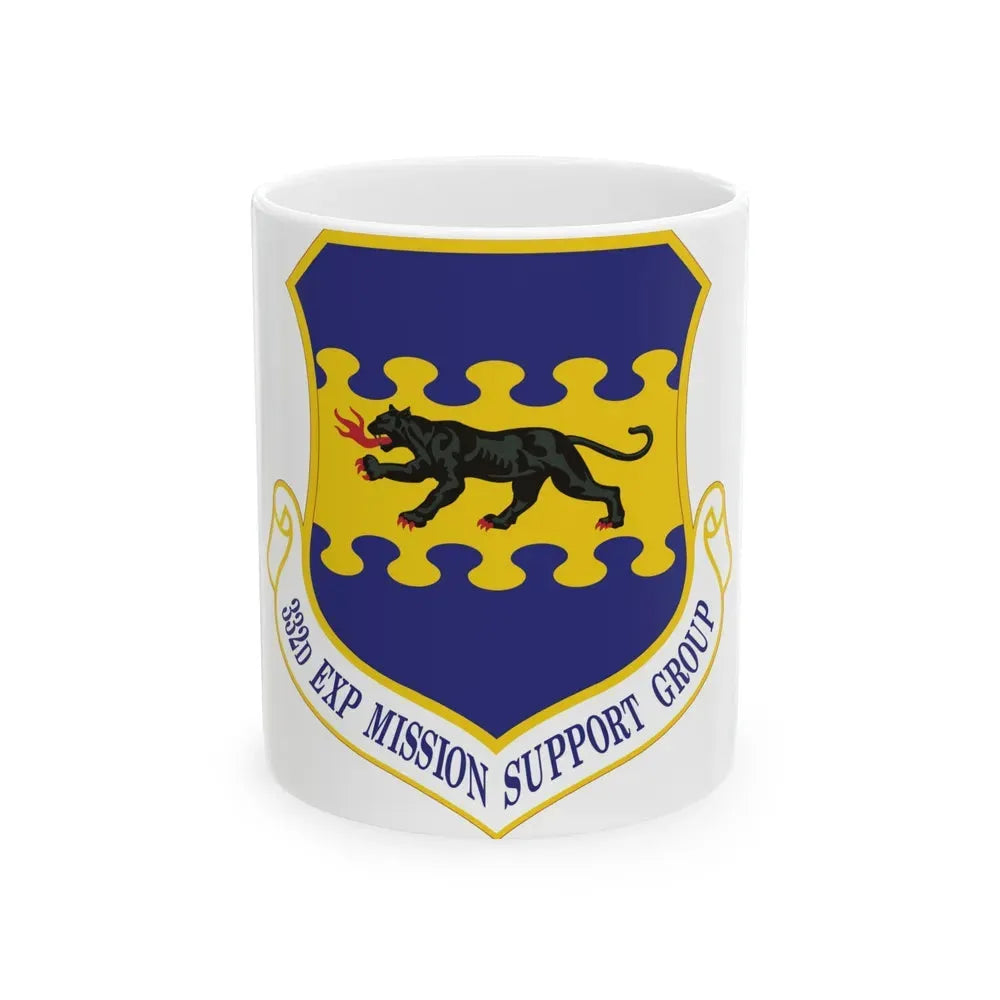 332d Expeditionary Mission Support Group (U.S. Air Force) White Coffee Mug 11oz - Go Mug Yourself