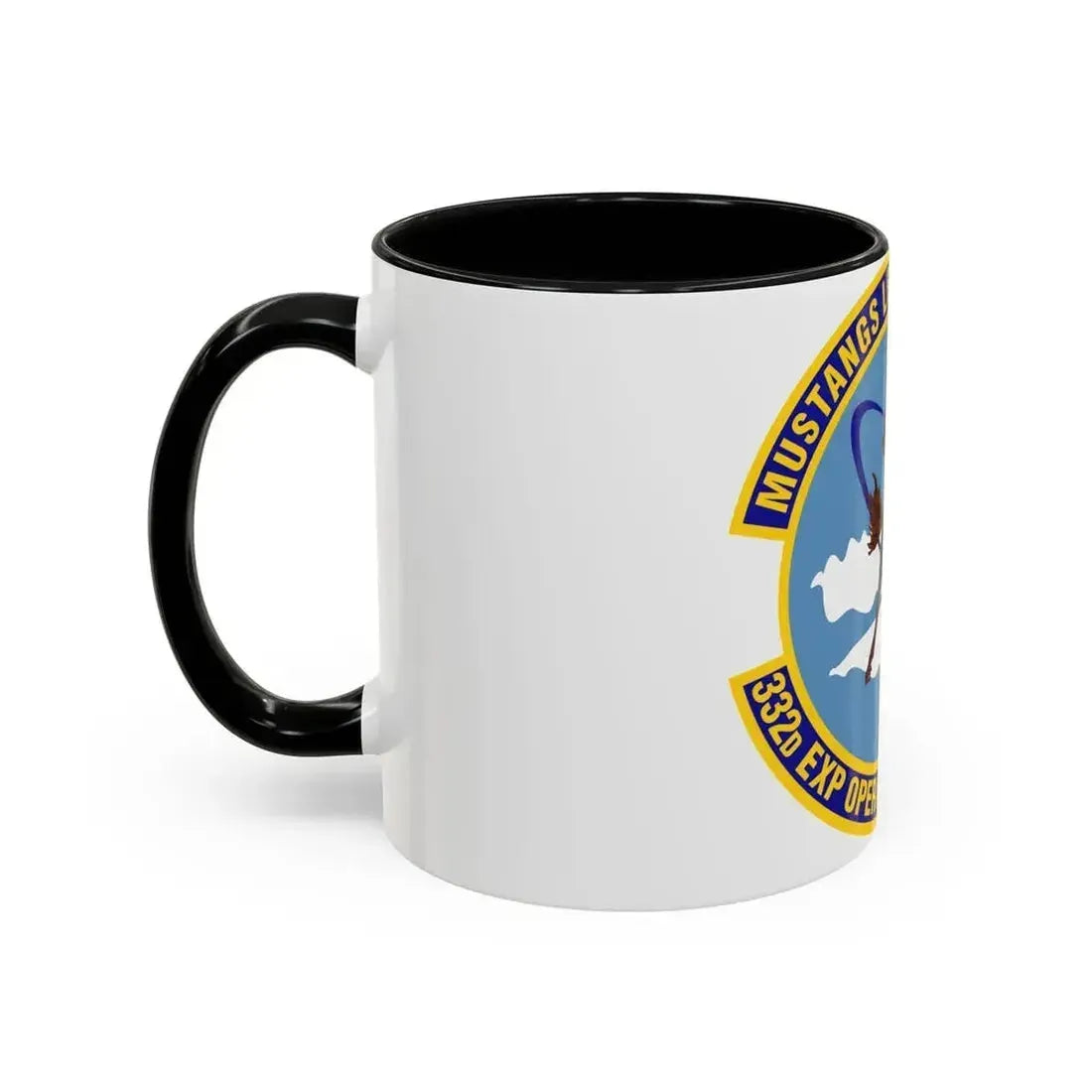 332d Expeditionary Operations Support Squadron (U.S. Air Force) Accent Coffee Mug - Go Mug Yourself