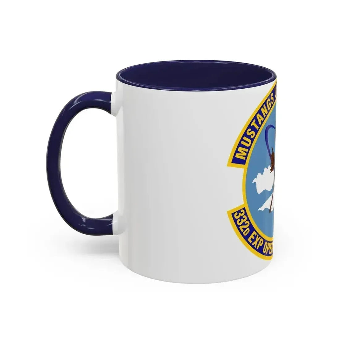 332d Expeditionary Operations Support Squadron (U.S. Air Force) Accent Coffee Mug - Go Mug Yourself