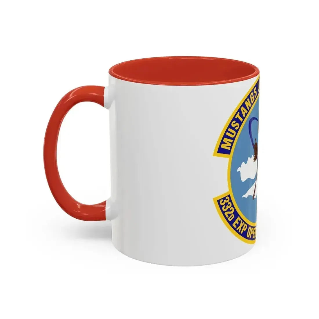 332d Expeditionary Operations Support Squadron (U.S. Air Force) Accent Coffee Mug - Go Mug Yourself