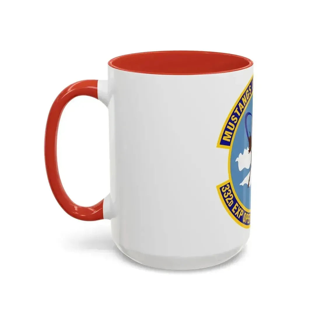 332d Expeditionary Operations Support Squadron (U.S. Air Force) Accent Coffee Mug - Go Mug Yourself