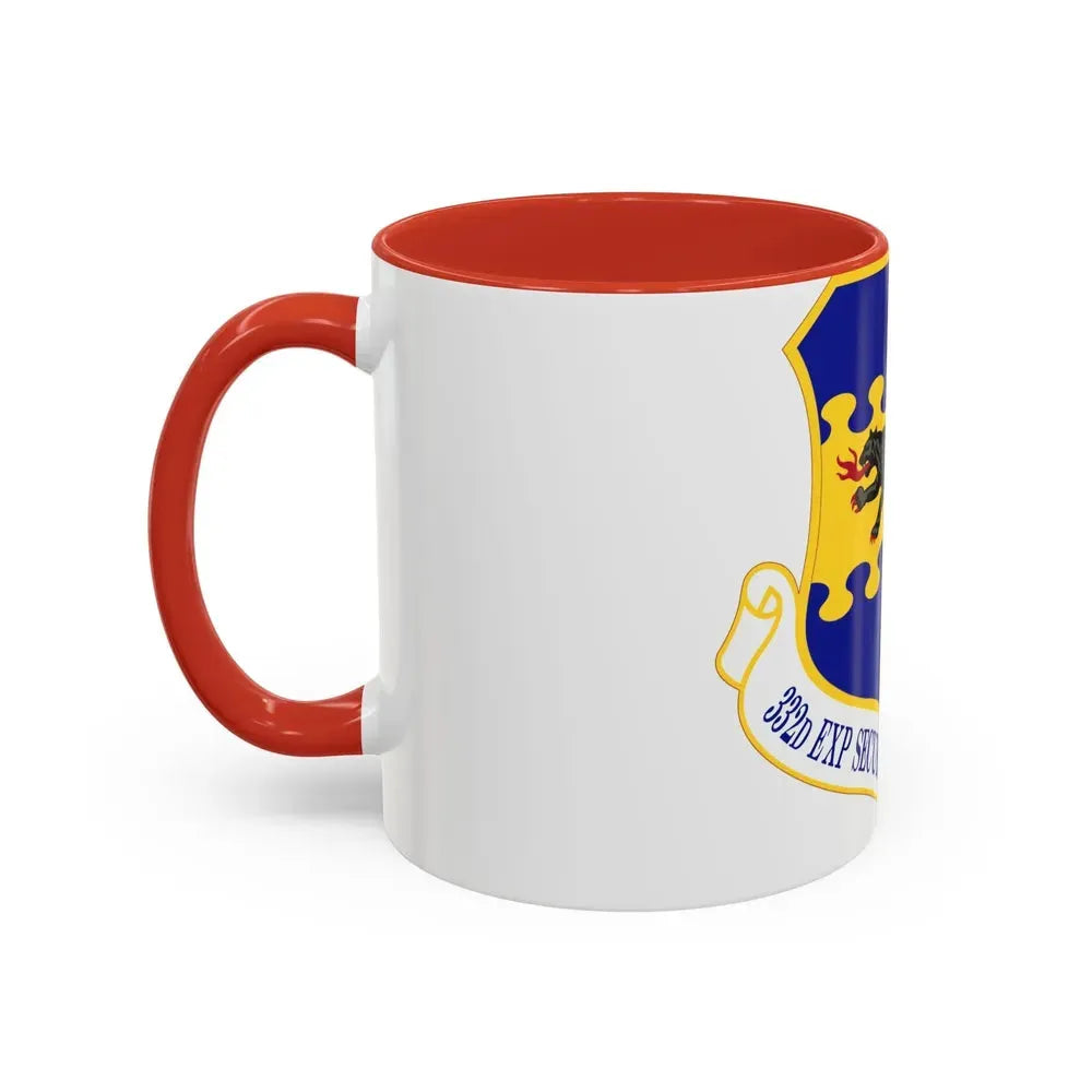 332d Expeditionary Security Forces Group (U.S. Air Force) Accent Coffee Mug - Go Mug Yourself