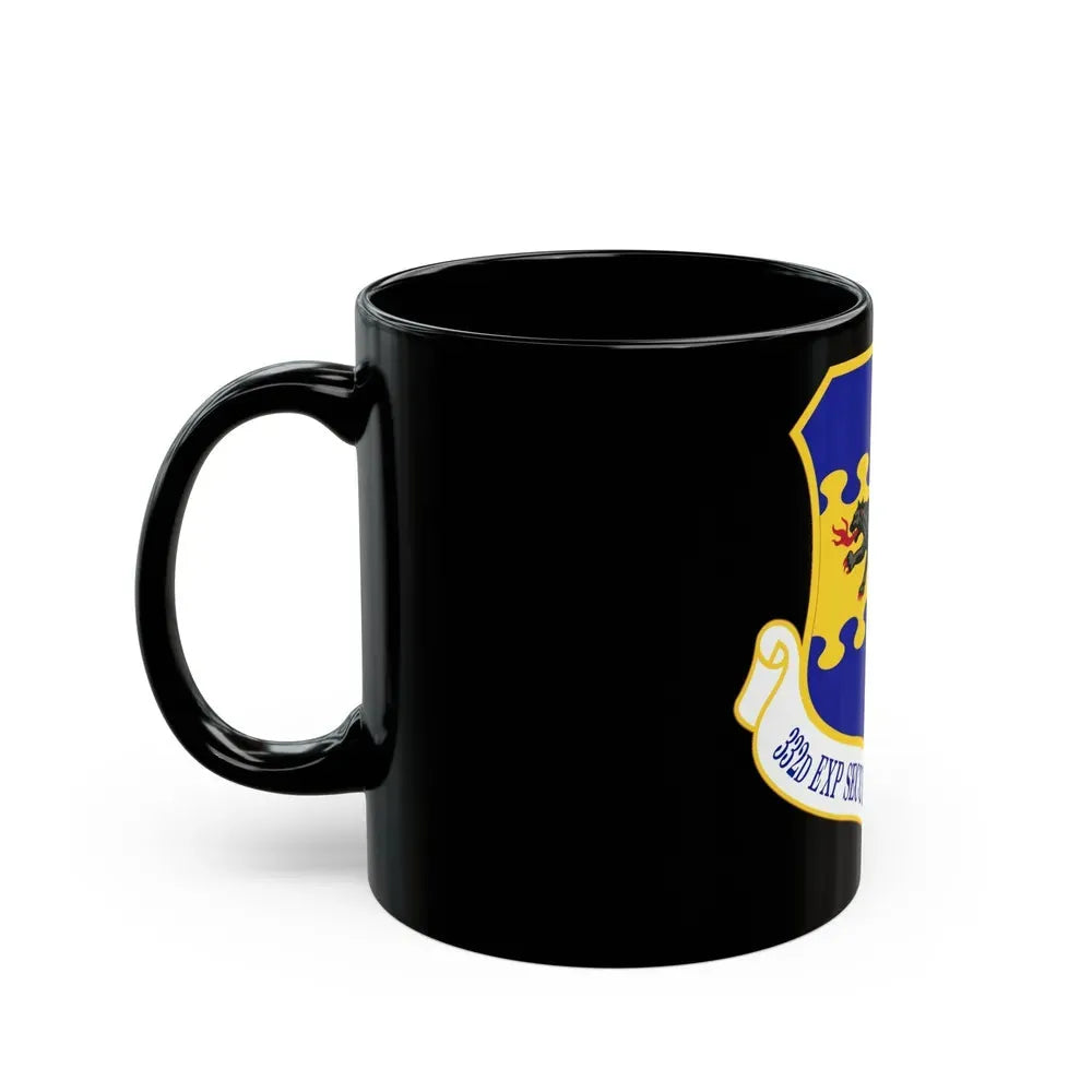 332d Expeditionary Security Forces Group (U.S. Air Force) Black Coffee Mug - Go Mug Yourself