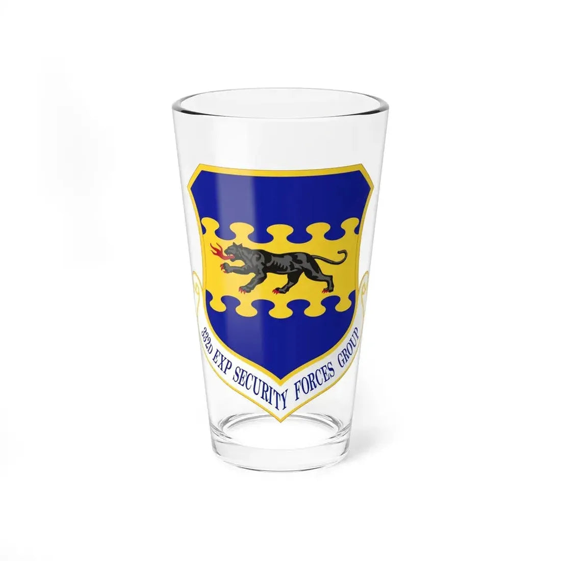 332d Expeditionary Security Forces Group (U.S. Air Force) Pint Glass 16oz 16oz - Go Mug Yourself