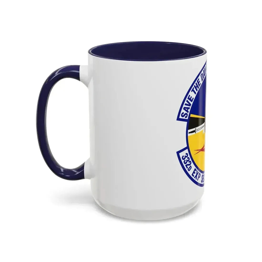 332d Expeditionary Security Forces Squadron (U.S. Air Force) Accent Coffee Mug - Go Mug Yourself